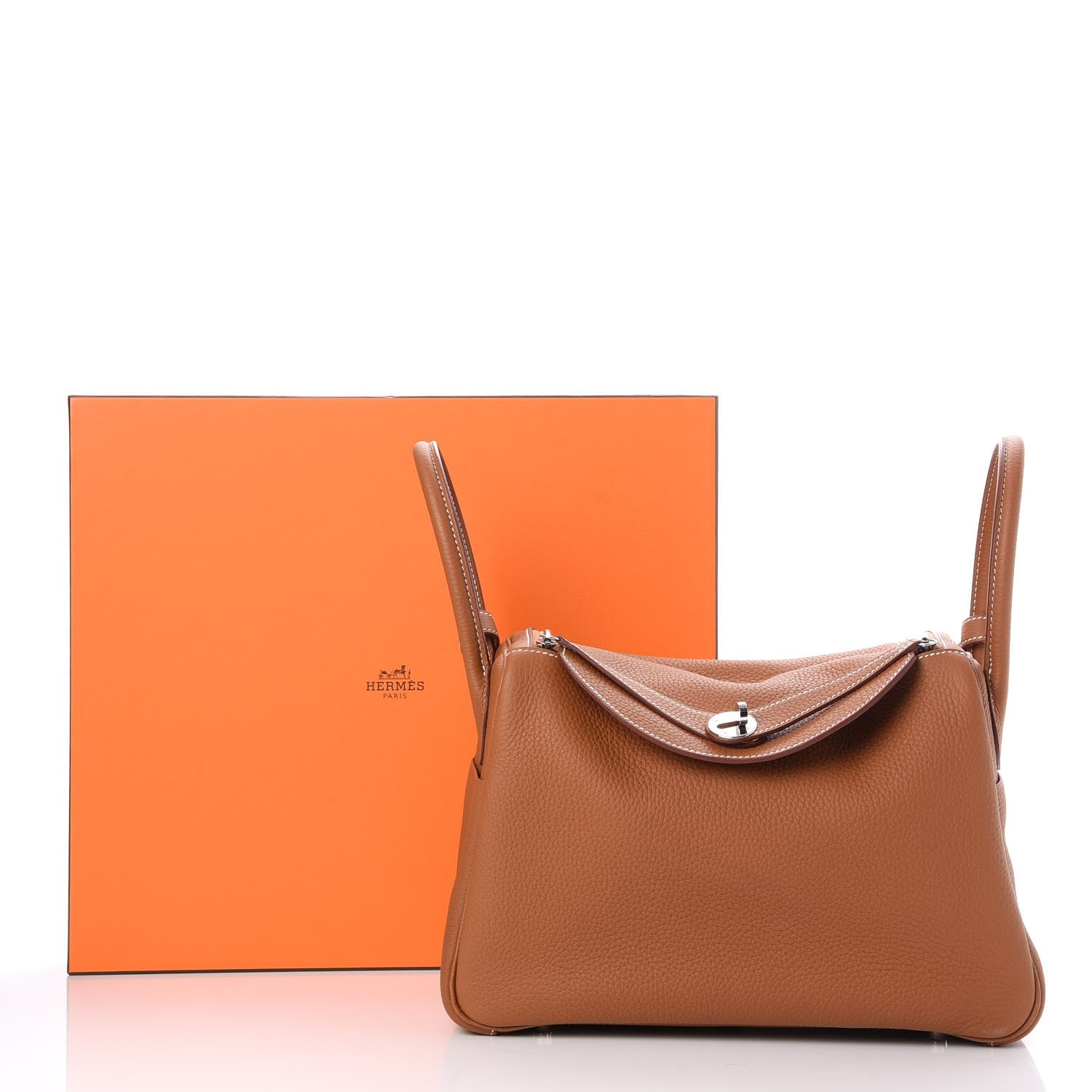Hermes Taurillon Clemence Lindy 30 Gold 8 of 8