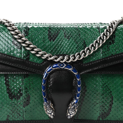 Gucci Snakeskin Enamel Small Dionysus Shoulder Bag Green 8 of 11