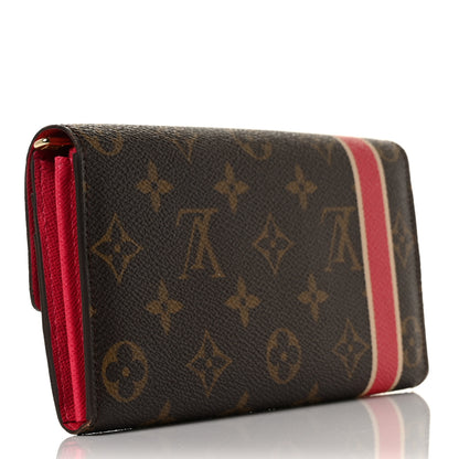 Louis Vuitton Monogram My LV Heritage Sarah Wallet Fuchsia White 3 of 9