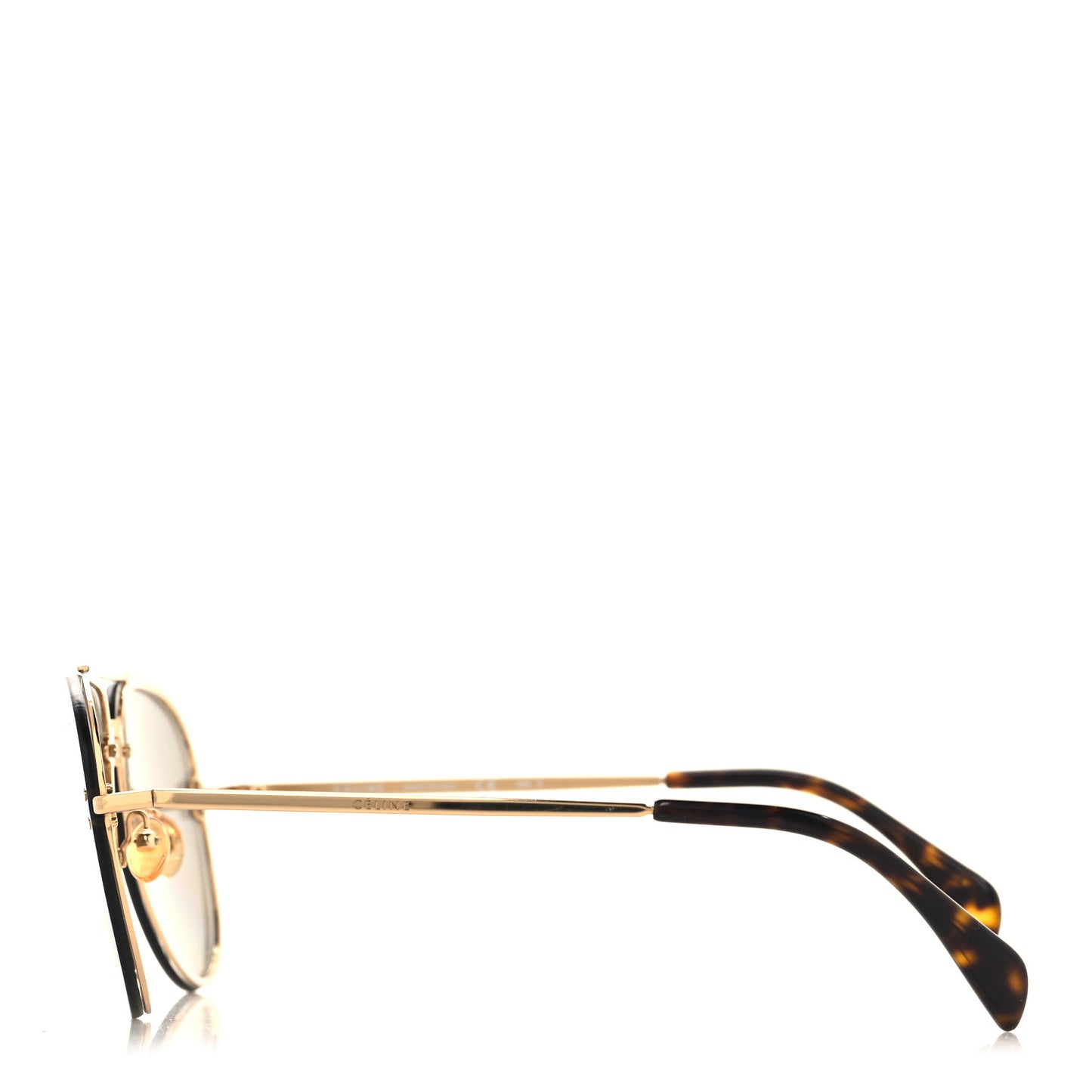 Mirror Aviator Sunglasses CL 41391/S S Gold Tortoise
