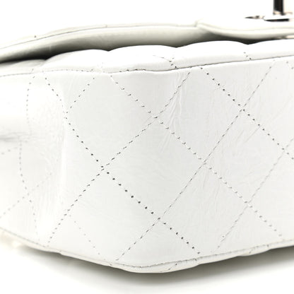 Chanel Iridescent Calfskin Quilted Mini Rectangular Flap White 9 of 11