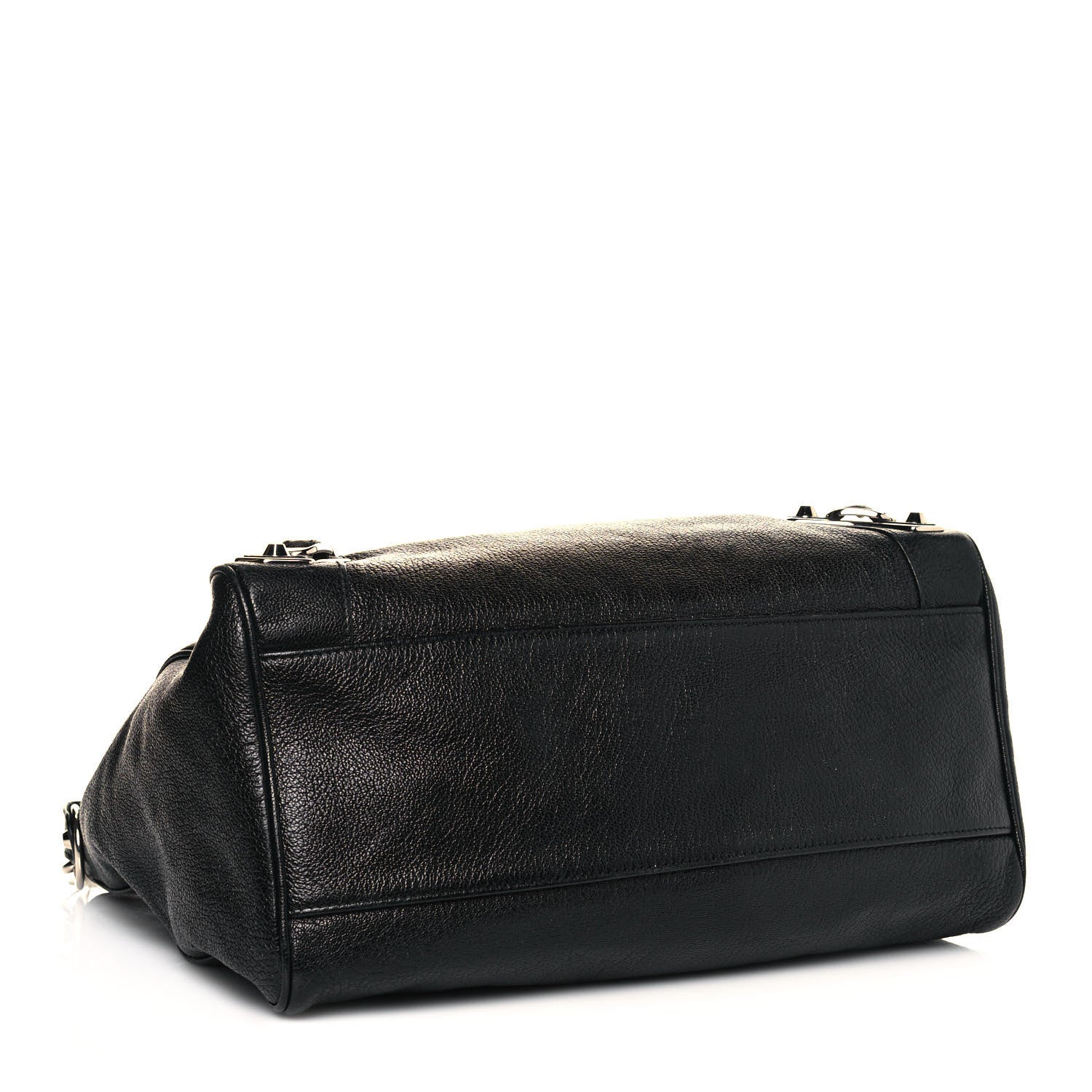 Balenciaga Chevre Silver Metallic Edge Hardware Velo Black 4 of 13