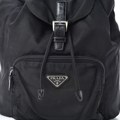 Prada Tessuto Nylon Vela Cinch Backpack Black 8 of 16