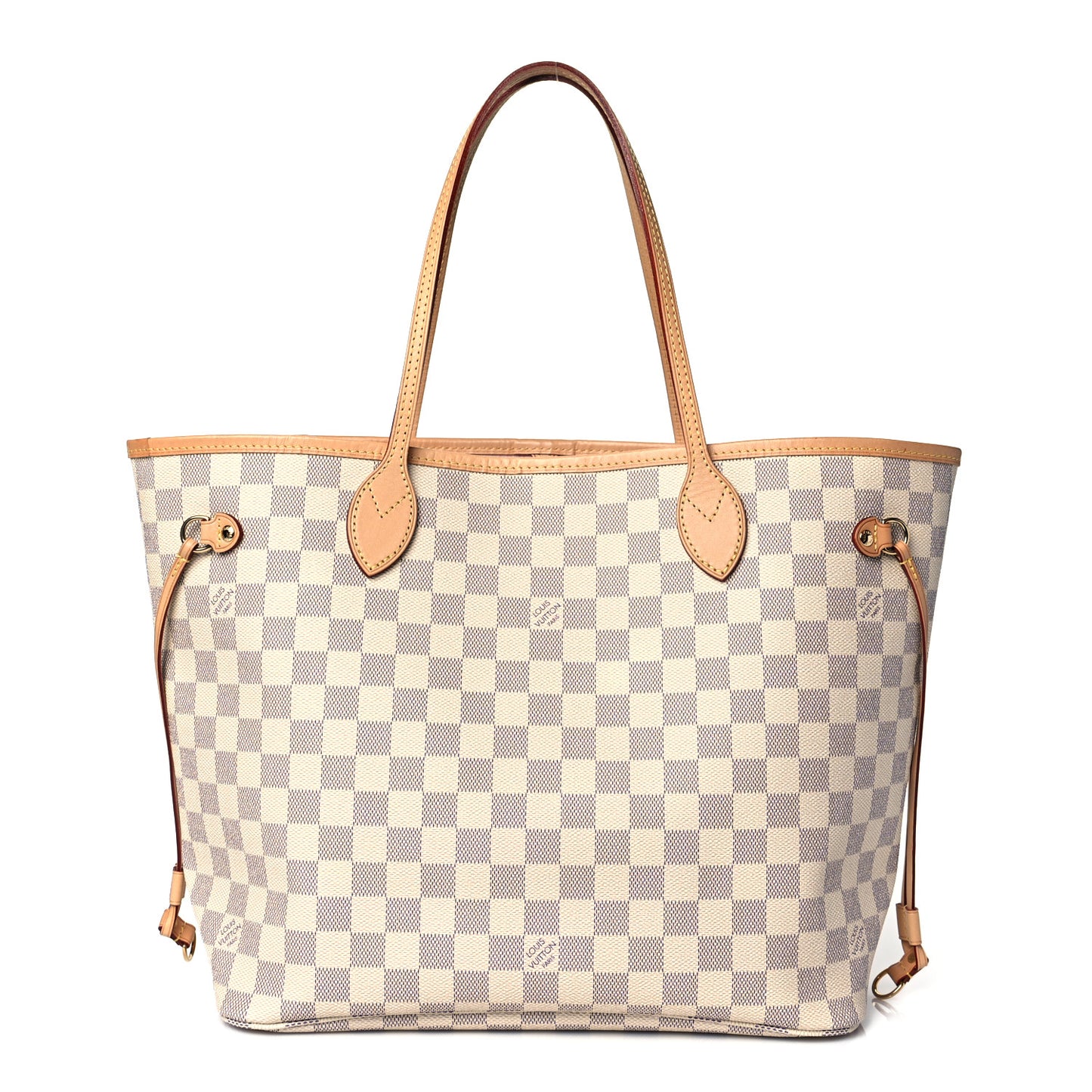 Damier Azur Neo Neverfull MM Rose Ballerine
