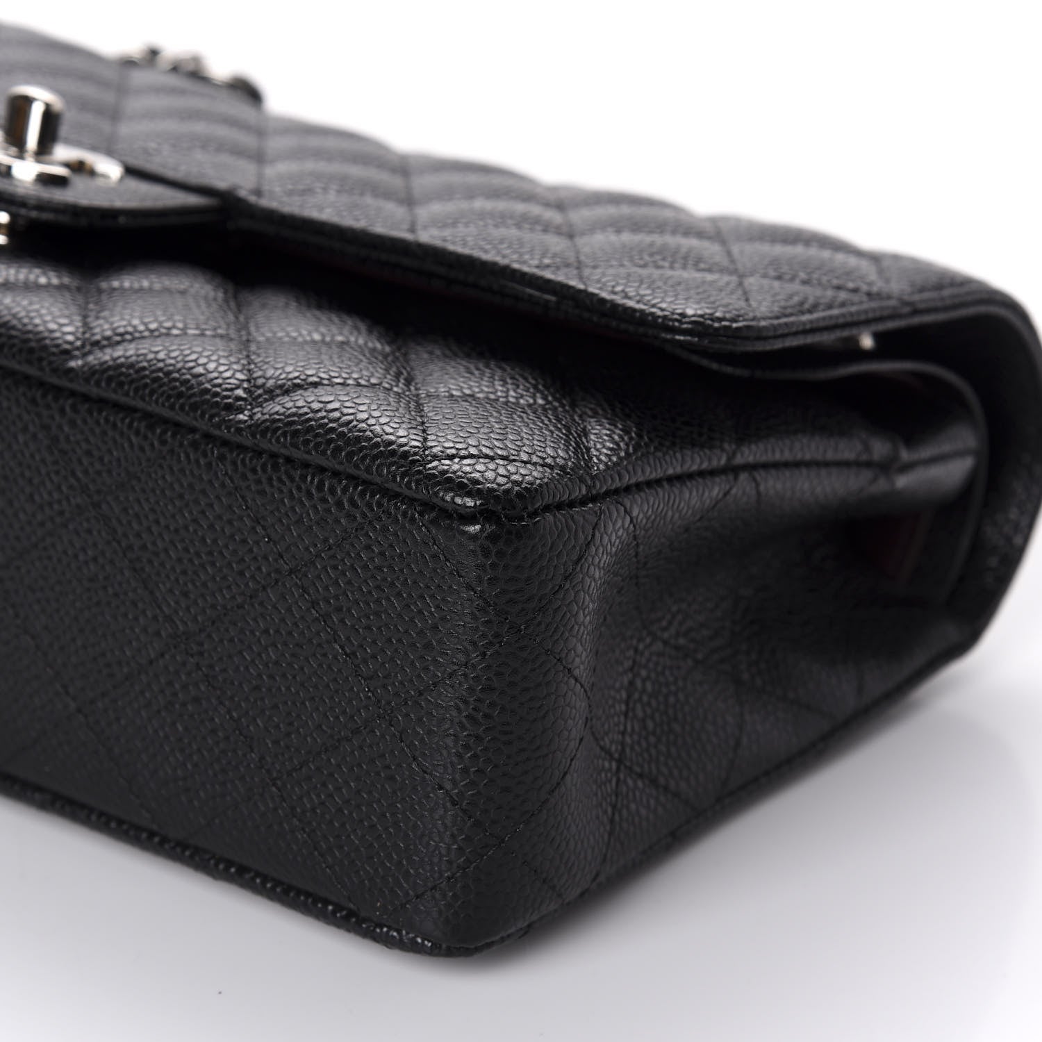 Chanel Caviar Quilted Medium Double Flap Black 6 of 10