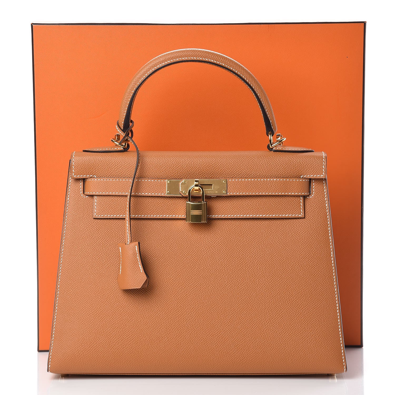 Hermes Epsom Kelly Sellier 28 Toffee 37 of 37