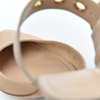 Christian Dior Technical Fabric Calfskin D-Dior 65mm Mules 39 Nude 15 of 22
