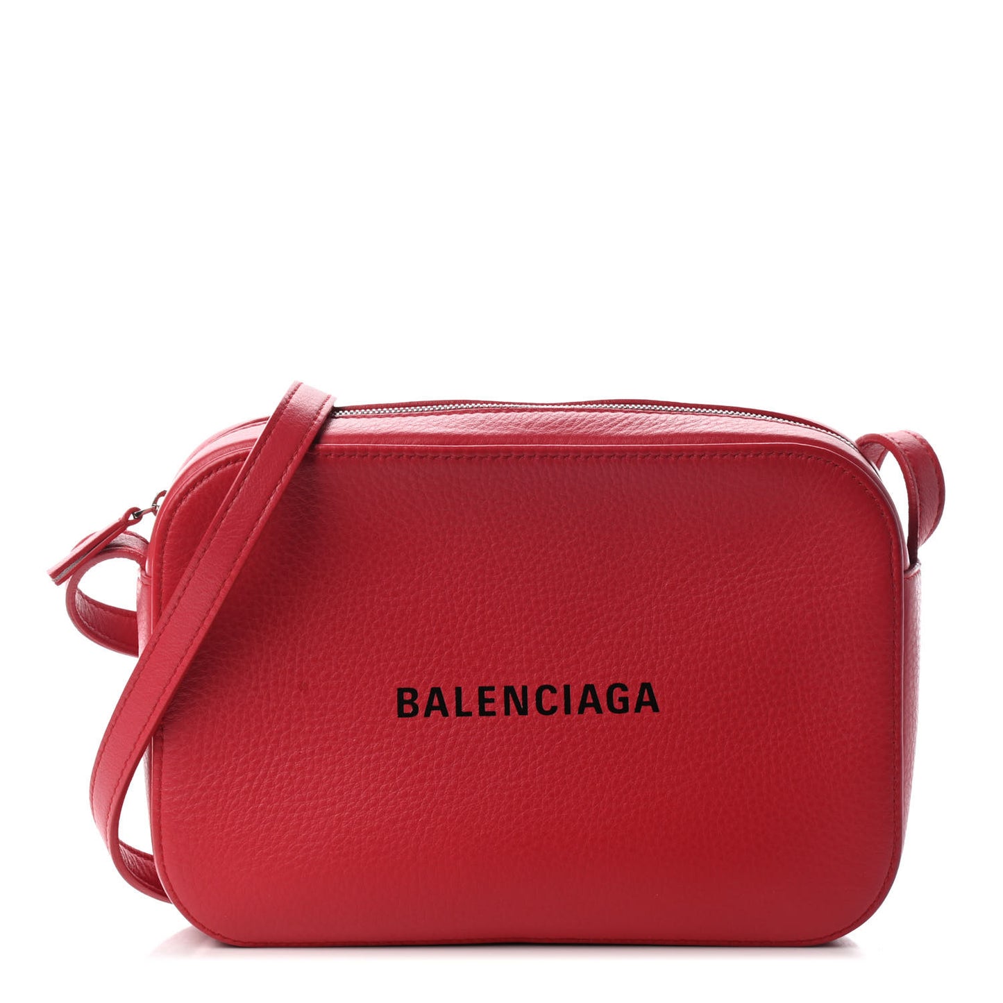 Calfskin Logo S Everyday Camera Bag Rouge Lantern Black