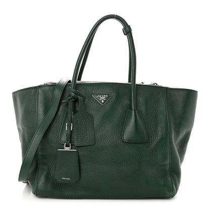 Prada Vitello Daino Shopping Tote Foresta 1 of 19