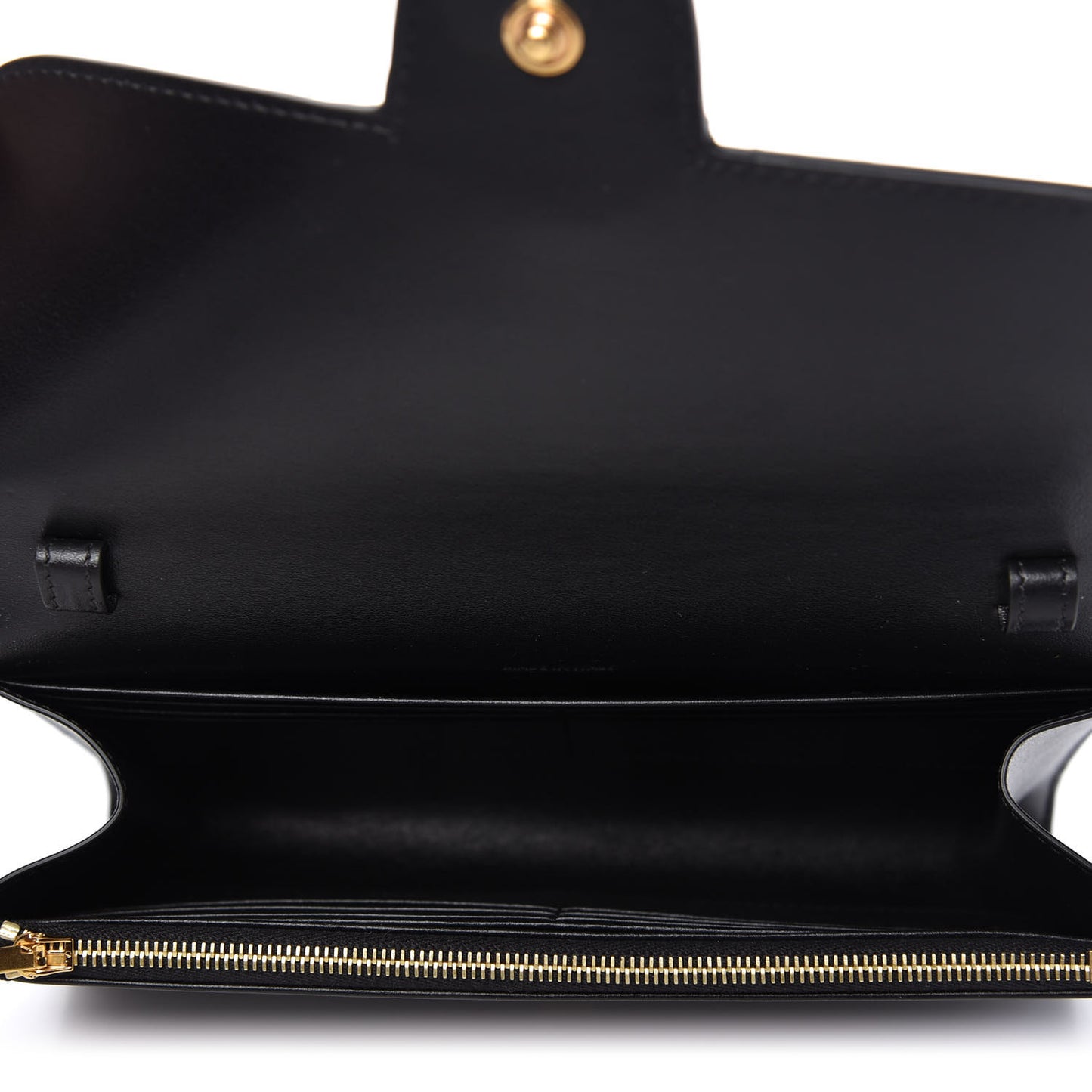 Smooth Calfskin Tassel Belt Bag Black