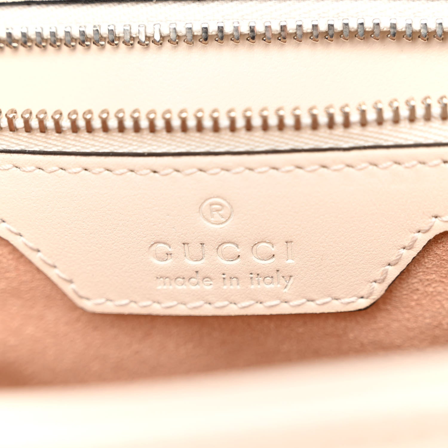 Gucci Calfskin Matelasse Aria Small GG Marmont Shoulder Bag Mystic White 6 of 11