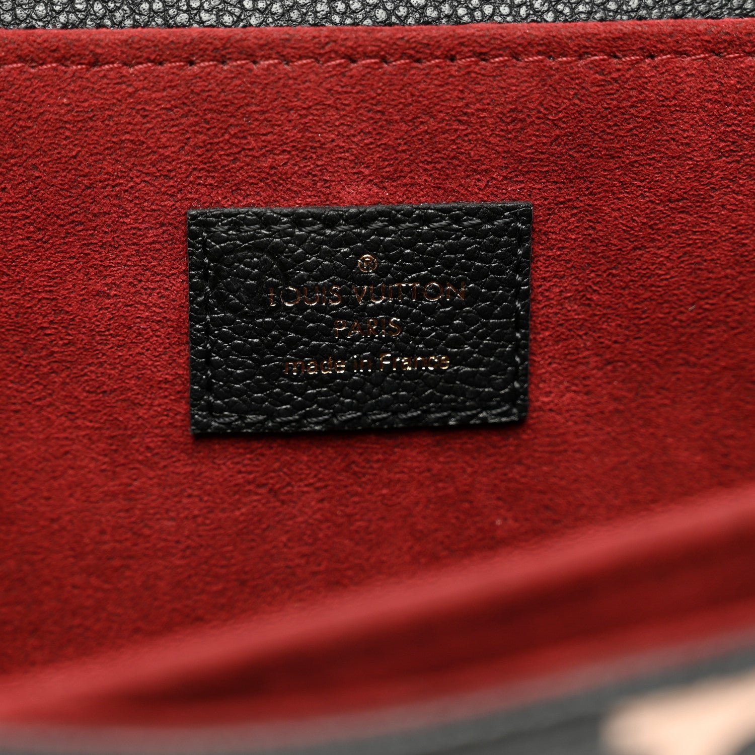 Louis Vuitton Empreinte Monogram Giant Pochette Metis Black Beige 7 of 10