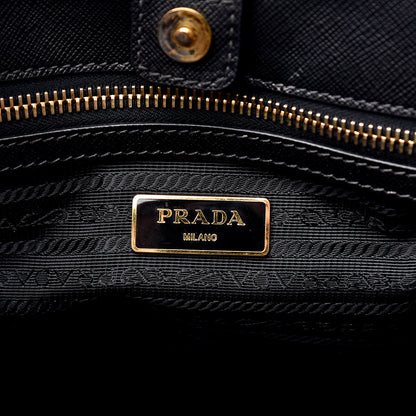 Prada Saffiano Lux Medium Tote Black 5 of 12