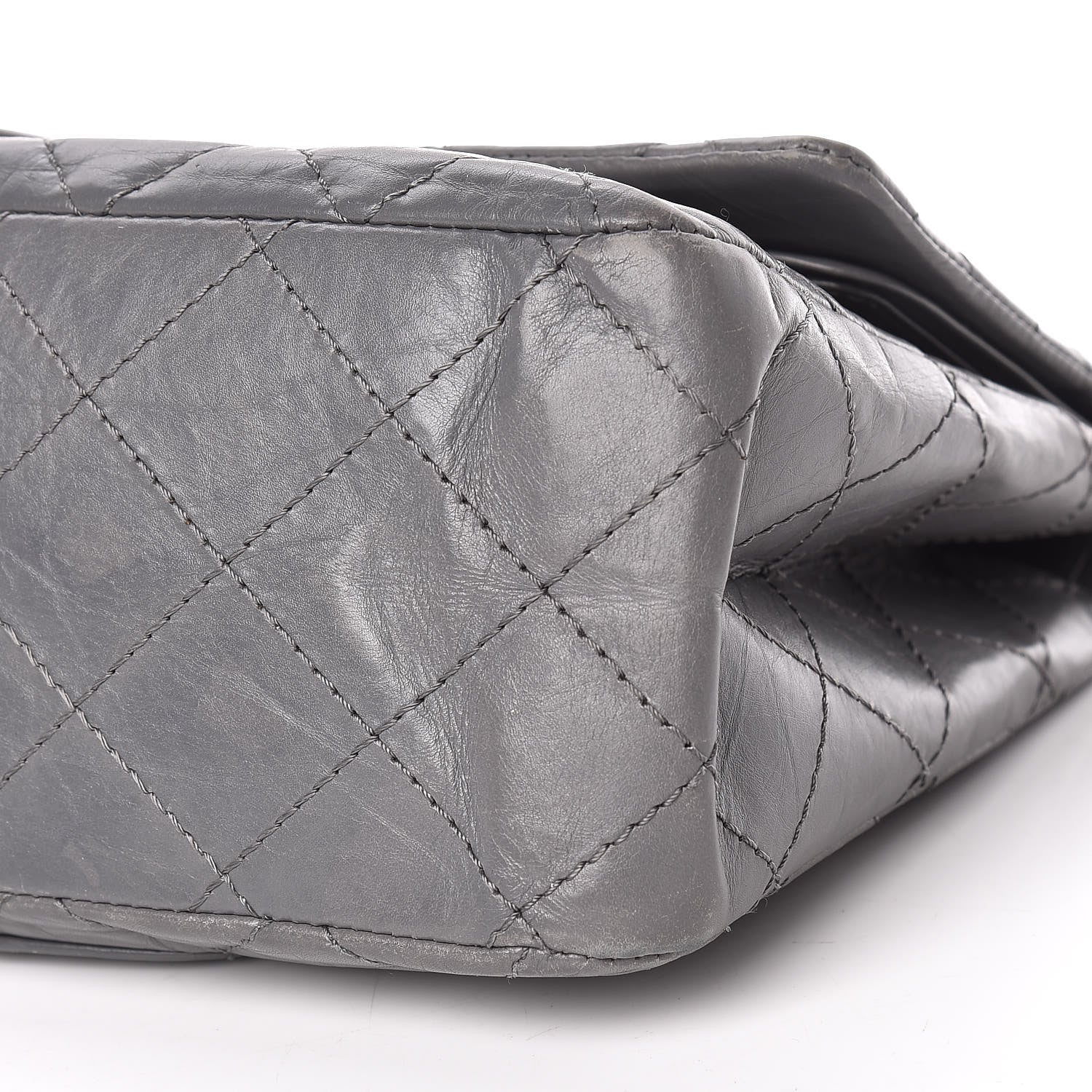Chanel Aged Calfskin Quilted 2.55 Reissue 227 Flap Grey 7 of 23