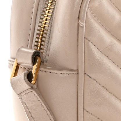 Saint Laurent Calfskin Matelasse Monogram Lou Camera Bag Light Pink 12 of 14