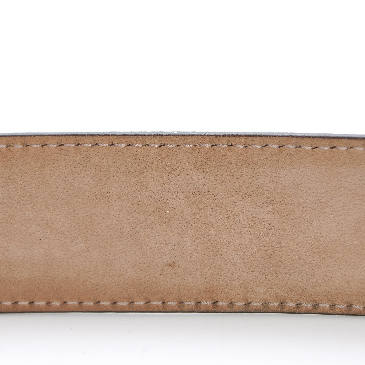 Gucci Metallic Soft Guccissima Interlocking G 40mm Belt 85 34 Champagne 8 of 11
