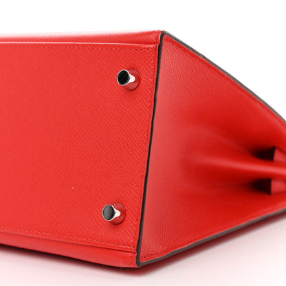 Hermes Epsom Kelly Sellier 28 Rouge de Coeur 10 of 12