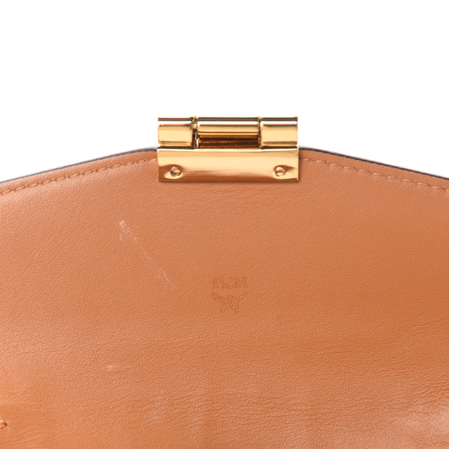 Visetos Large Patricia Wallet On Chain Cognac