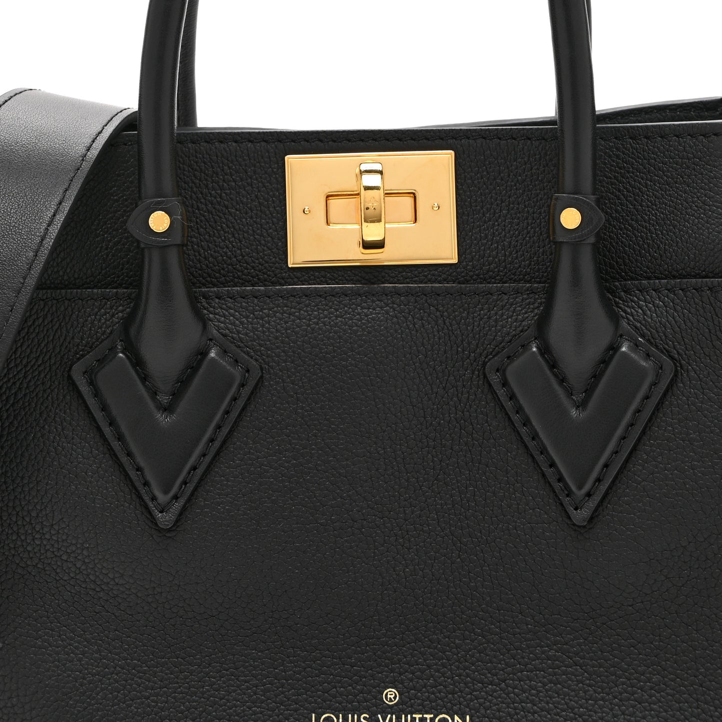 Calfskin Monogram On My Side PM Black