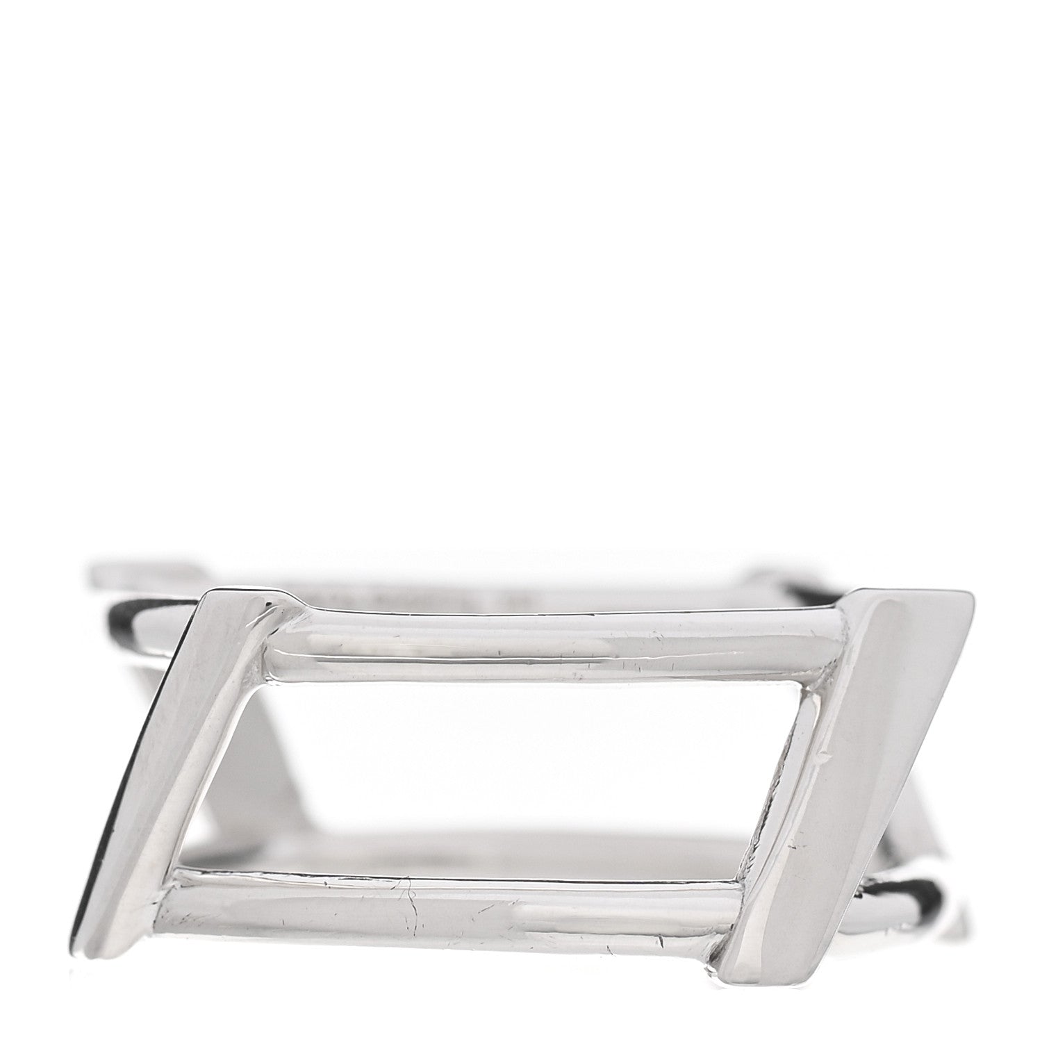 Tiffany Sterling Silver Frank Gehry Open Torque Square Ring 51 5.75 1 of 5