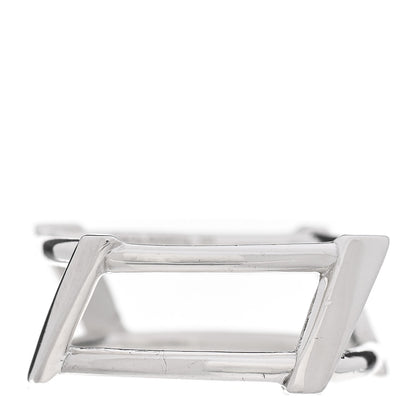 Tiffany Sterling Silver Frank Gehry Open Torque Square Ring 51 5.75 1 of 5