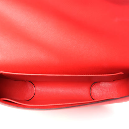 Hermes Epsom Cherche Midi Clutch Rouge Tomate 5 of 11