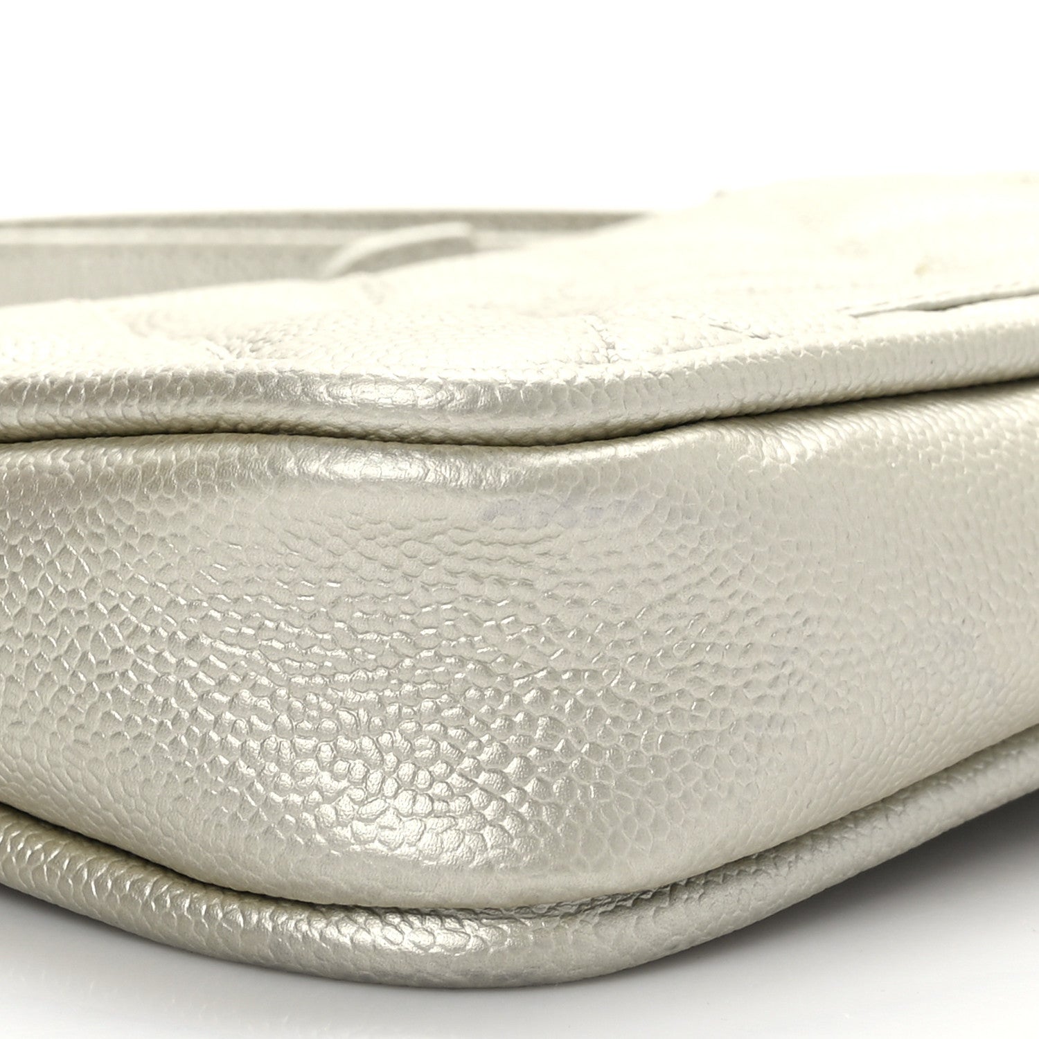 Chanel Metallic Caviar Quilted Timeless CC Shoulder Bag Gold 8 of 9