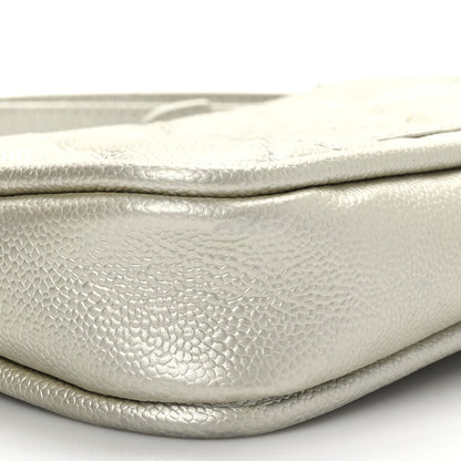 Chanel Metallic Caviar Quilted Timeless CC Shoulder Bag Gold 8 of 9