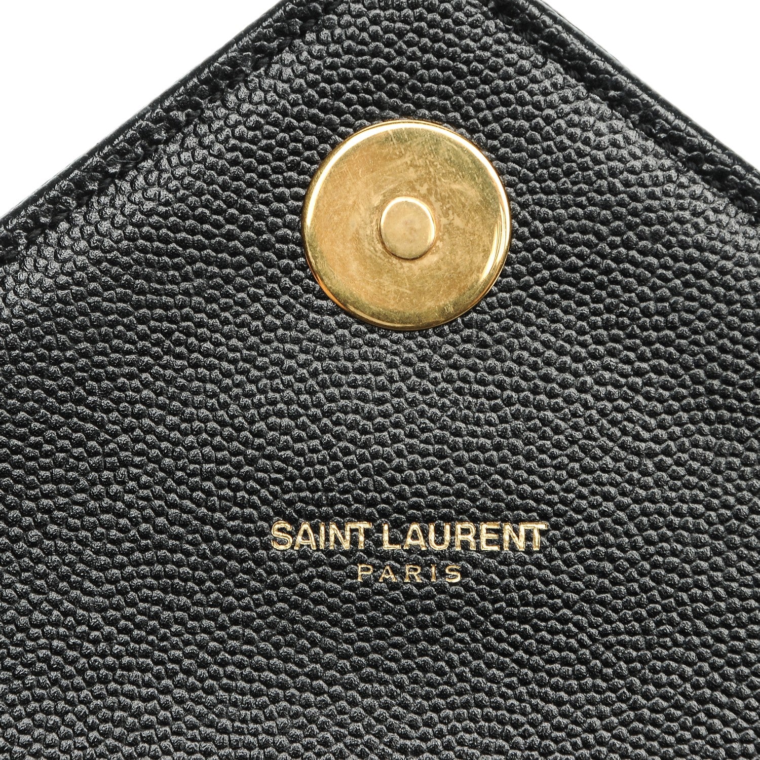 Saint Laurent Grain De Poudre Matelasse Chevron Large Monogram Satchel Black 6 of 17