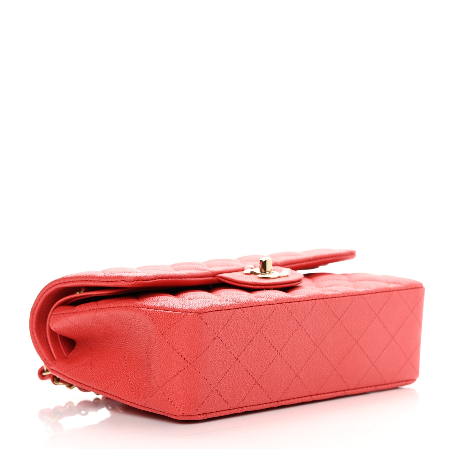 Chanel Caviar Quilted Small Double Flap Red 4 of 11