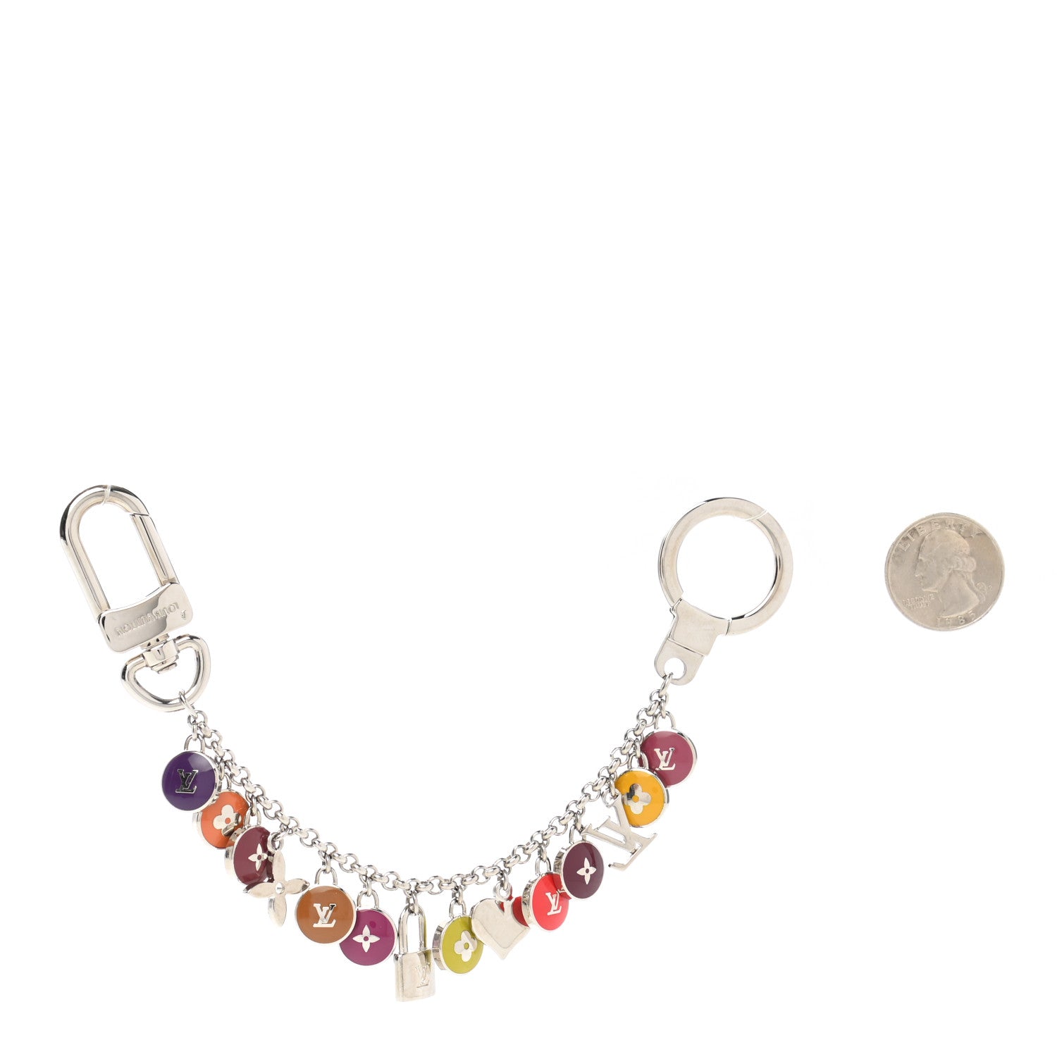Louis Vuitton Pastilles Key Chain Bag Charm Multicolor 2 of 3