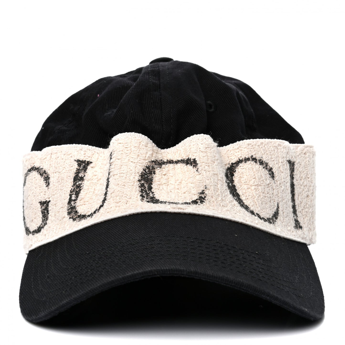 Gabardine Gucci Headband Baseball Hat 58 Black