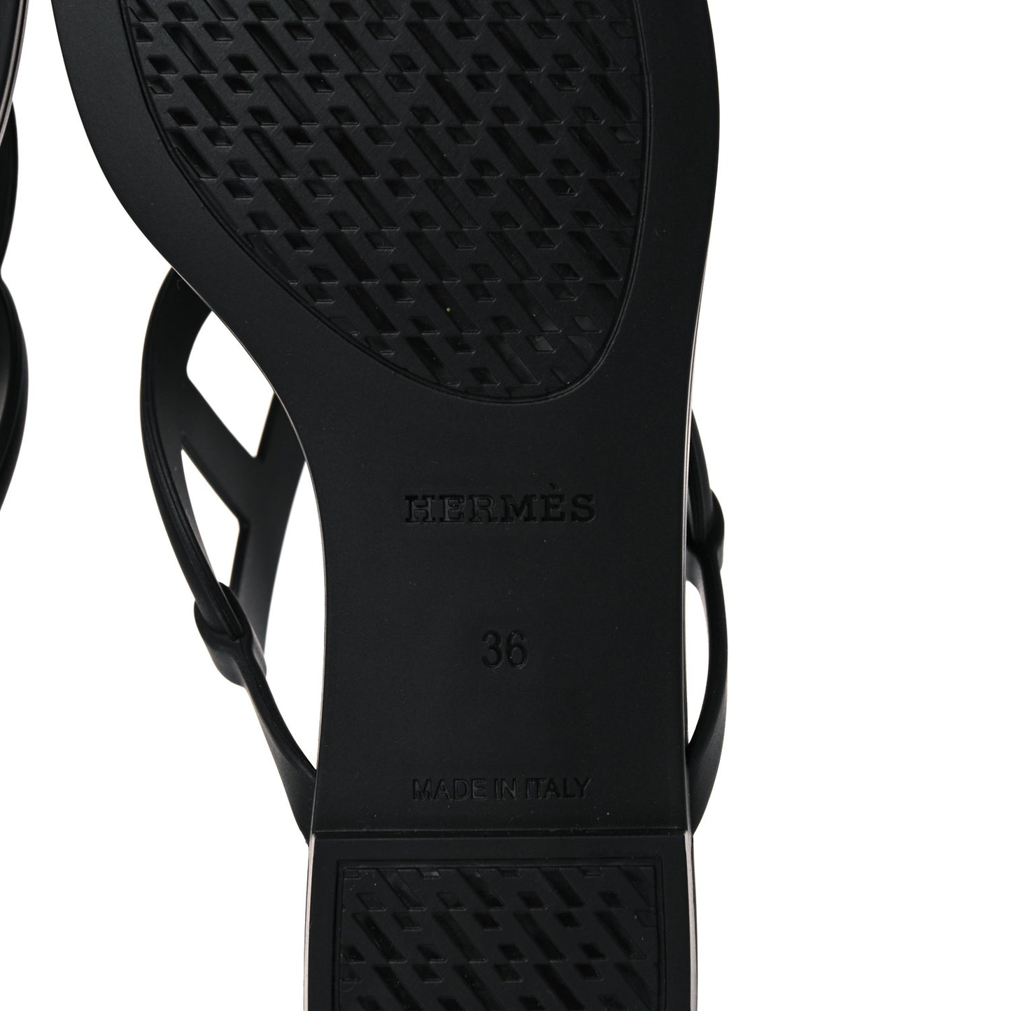 Rubber Womens Egerie Sandals 36 Black