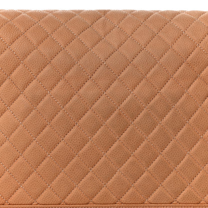 Chanel Iridescent Caviar Quilted Large Boy Flap Beige 13 of 13