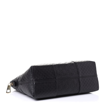 Gucci Guccissima Medium Bree Shoulder Bag Black 3 of 5