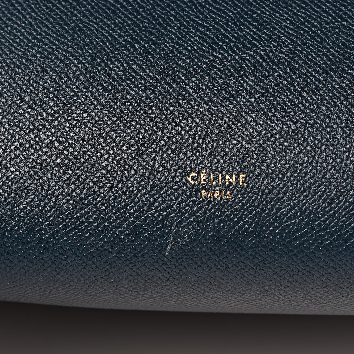 Celine Grained Calfskin Mini Belt Bag Deepsea 11 of 13