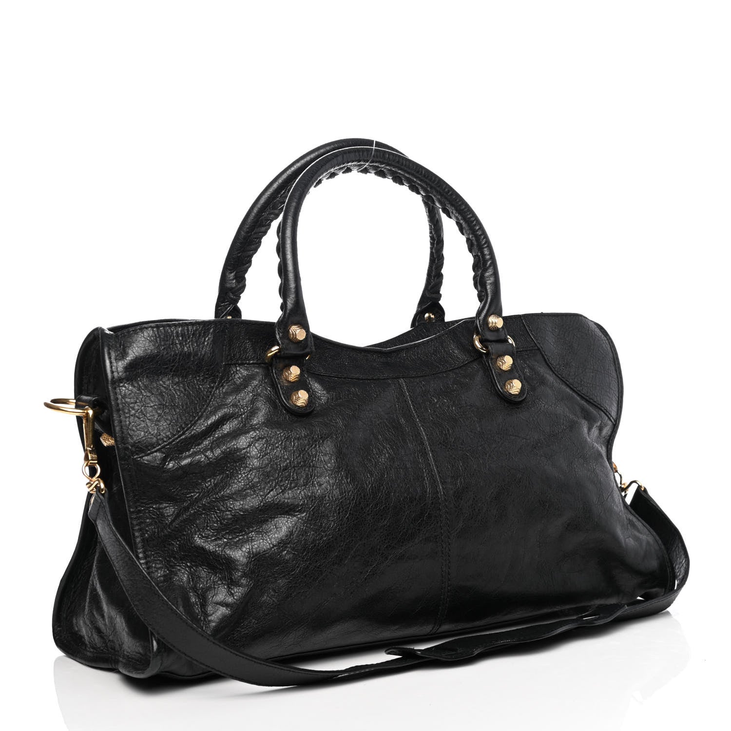 Balenciaga Agneau Giant 12 Gold Hardware Part Time Black 2 of 4