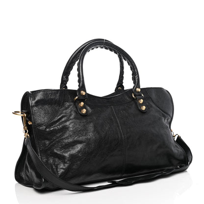 Balenciaga Agneau Giant 12 Gold Hardware Part Time Black 2 of 4