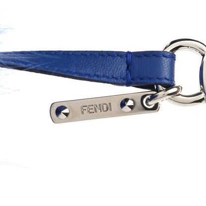 Fendi Fox Fur Z ABCharm Bag Charm Blue Pink 3 of 5