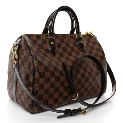 Louis Vuitton Damier Ebene Speedy Bandouliere 30 3 of 10