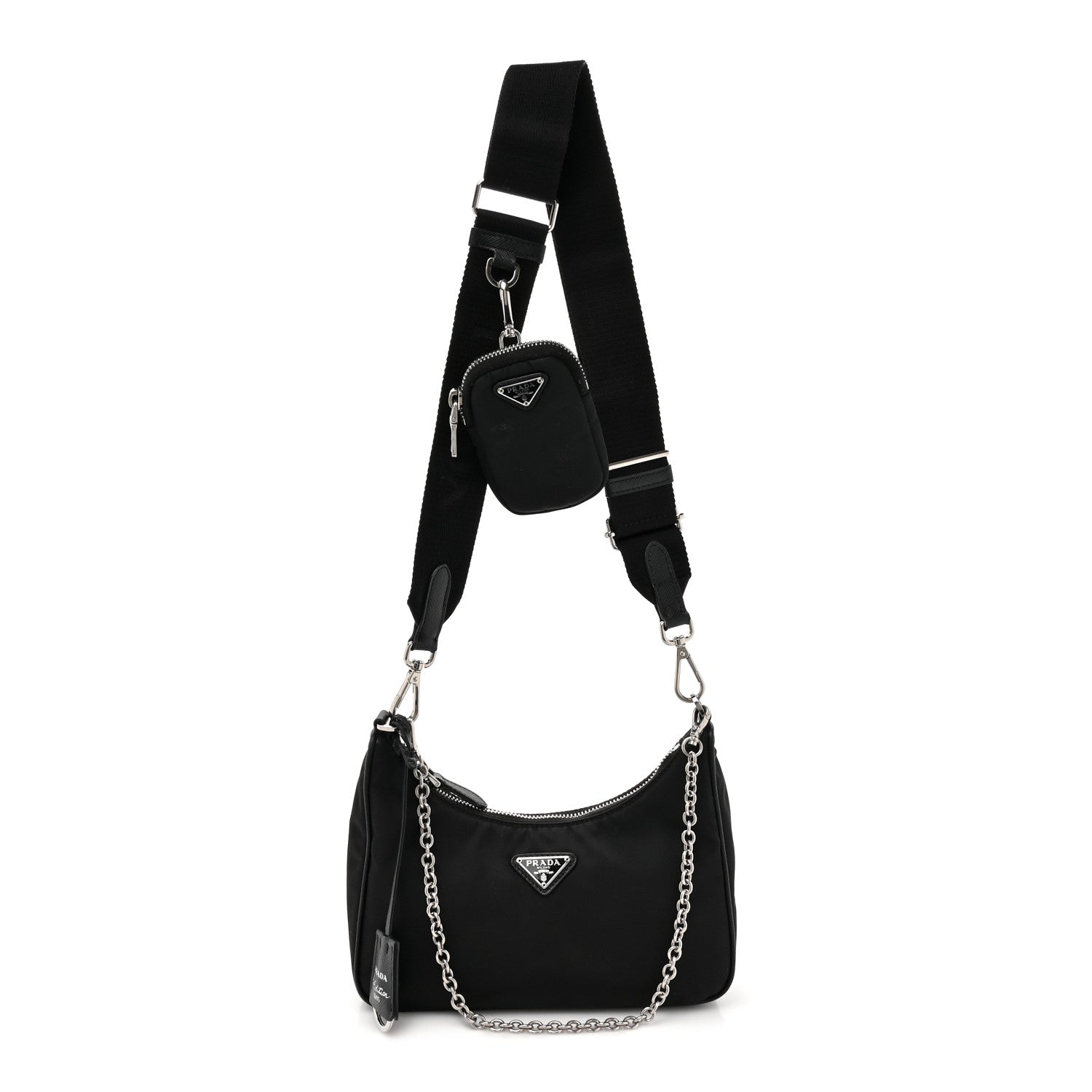 Prada Nylon Re-Edition 2005 Shoulder Bag Black 1 of 18