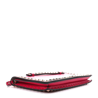 Valentino Garavani Nappa Rockstud Wristlet Clutch Cyclamin 4 of 11