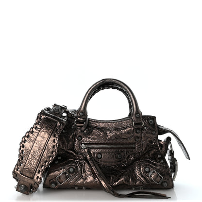 Balenciaga Metallic Agneau Arena Neo Cagole City Dark Bronze 1 of 14