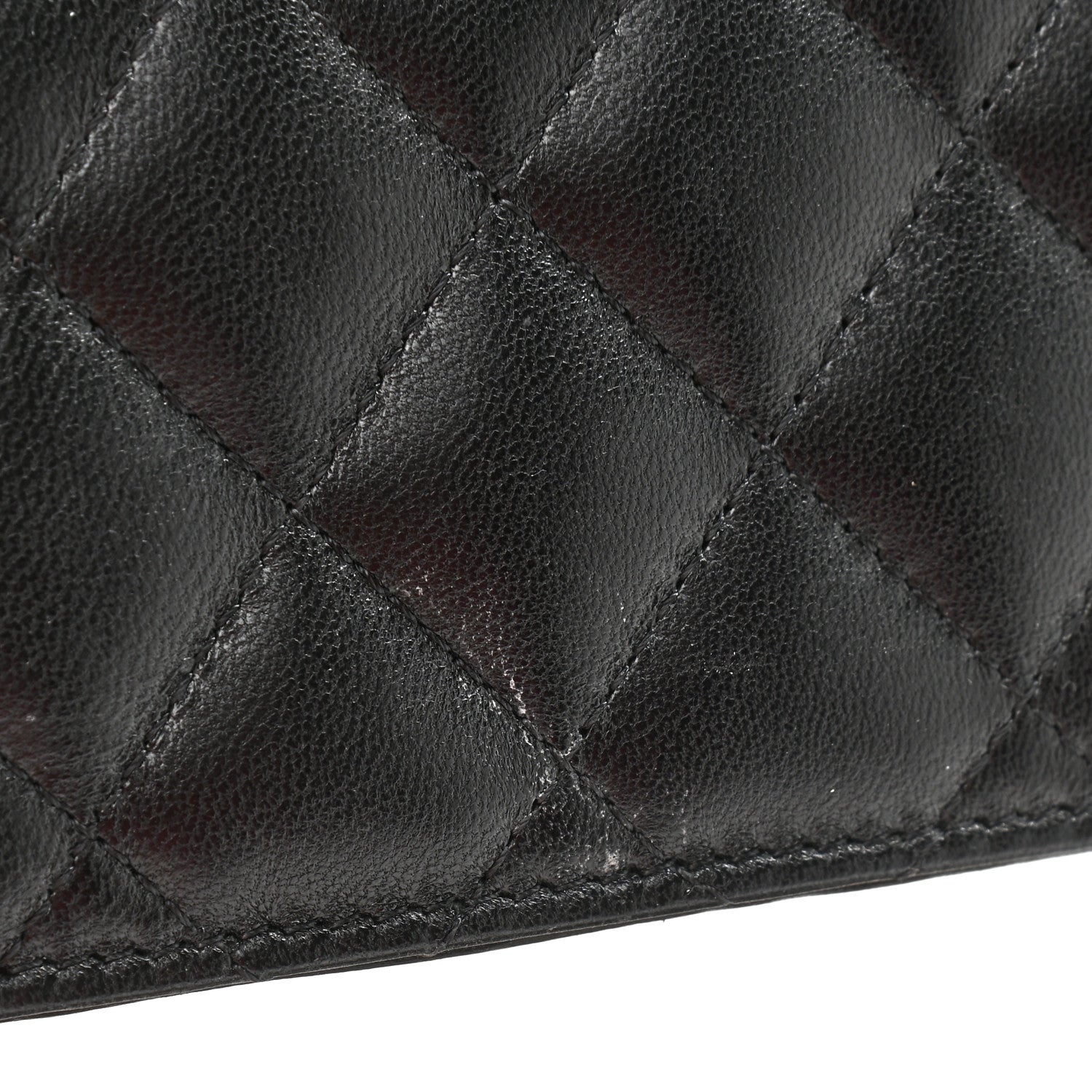 Chanel Lambskin Quilted Mini Camellia Bow Wallet On Chain WOC Black 11 of 11