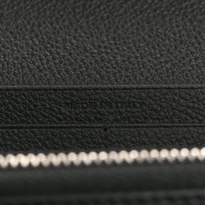 Saint Laurent Grained Calfskin Rive Gauche Classic Large Wallet Black 7 of 9