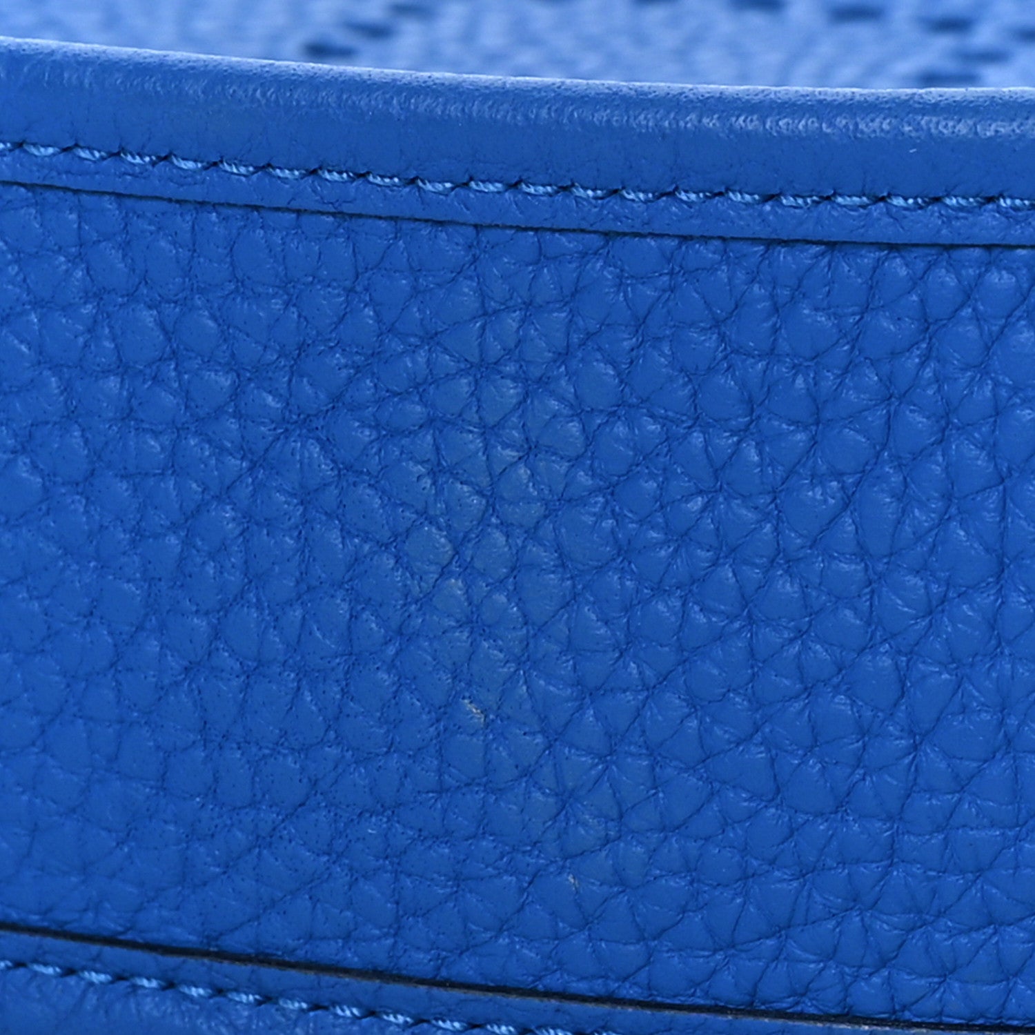 Hermes Taurillon Clemence Evelyne TPM Bleu Hydra 10 of 11