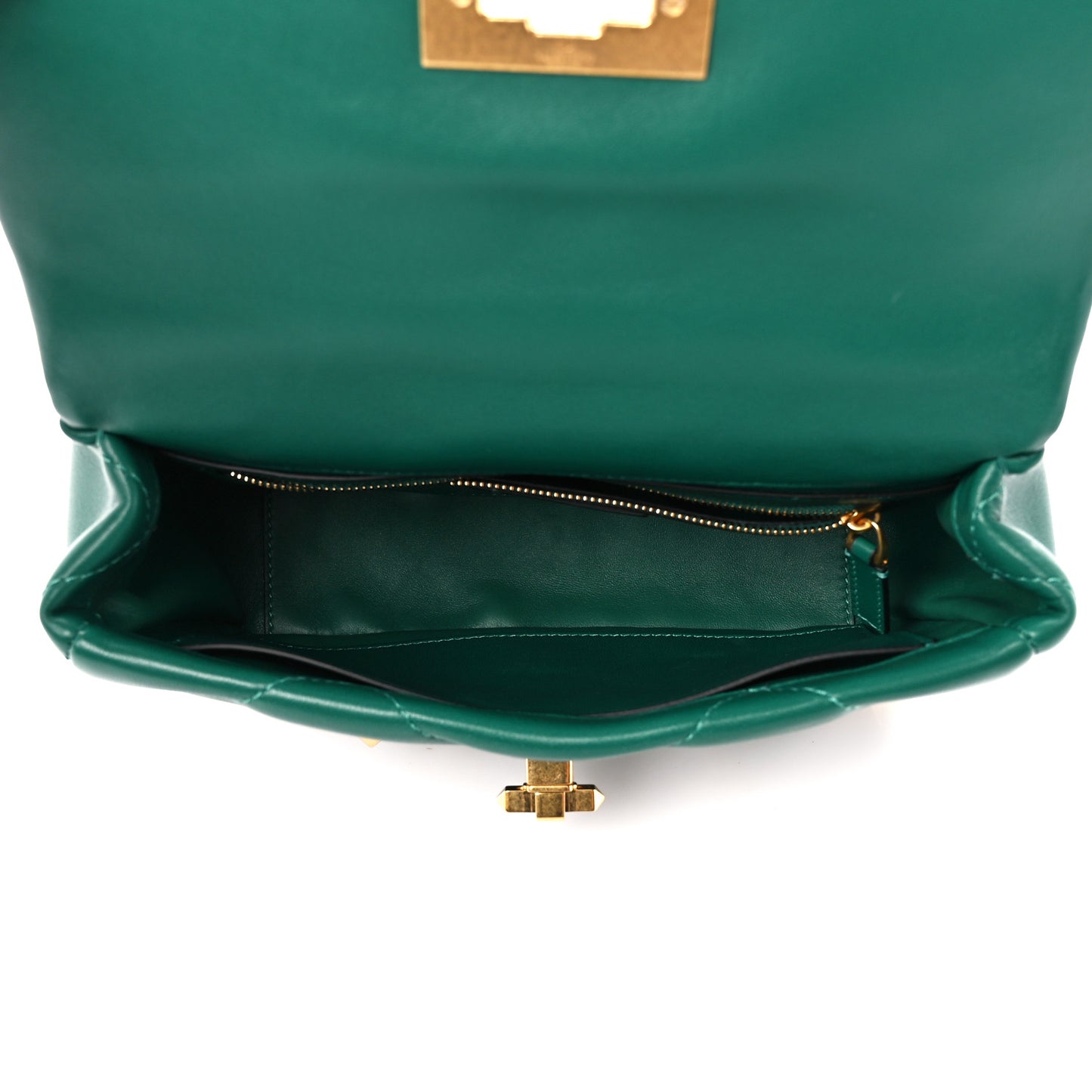 Nappa Medium Roman Stud Shoulder Bag Jungle