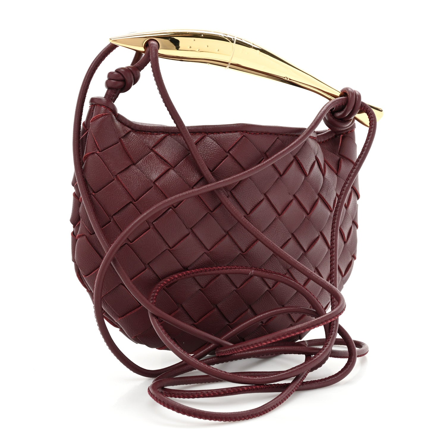 Bottega Veneta Nappa Intrecciato Mini Sardine Bag Barolo 3 of 8