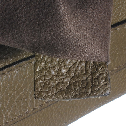 Celine Drummed Calfskin Mini Luggage Olive Green 8 of 9