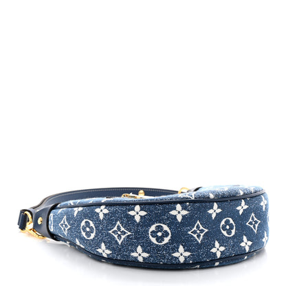 Louis Vuitton Monogram Jacquard Denim Loop Bleu 4 of 10